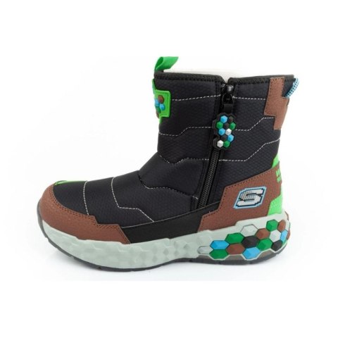 Śniegowce Skechers Jr 402216L/BKBR