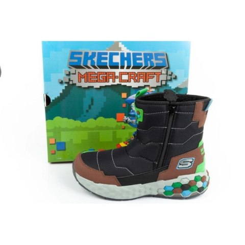 Śniegowce Skechers Jr 402216L/BKBR