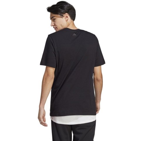 Koszulka adidas Essentials Single Jersey Linear Embroidered Logo Tee M IC9274