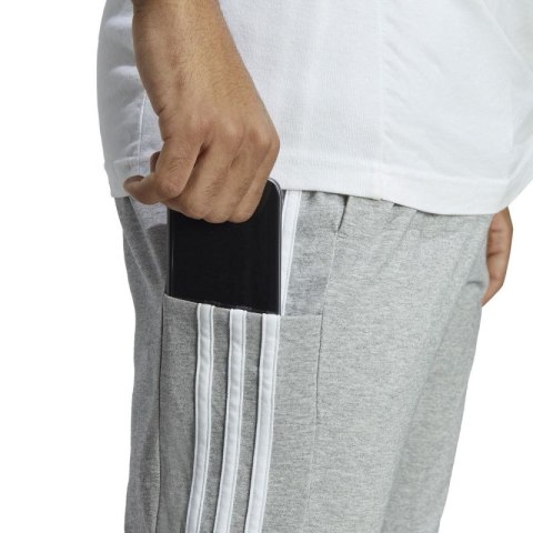Spodnie adidas Essentials Single Jersey Tapered Open Hem 3-Stripes M IC0046 Spodnie adidas Essentials Single Jersey Tapered Open Hem 3-Stripes M IC0046