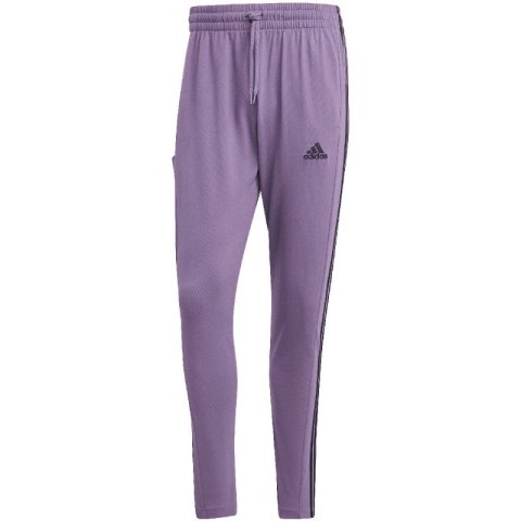 Spodnie adidas Essentials Single Jersey Tapered Open Hem 3-Stripes M IJ8699 Spodnie adidas Essentials Single Jersey Tapered Open Hem 3-Stripes M IJ8699