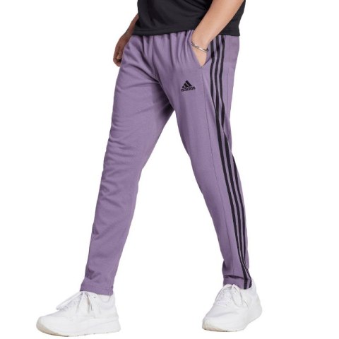 Spodnie adidas Essentials Single Jersey Tapered Open Hem 3-Stripes M IJ8699 Spodnie adidas Essentials Single Jersey Tapered Open Hem 3-Stripes M IJ8699