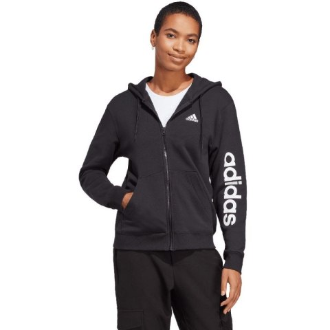 Bluza adidas Essentials Linear Full-Zip French Terry Hoodie W IC6863 Bluza adidas Essentials Linear Full-Zip French Terry Hoodie W IC6863