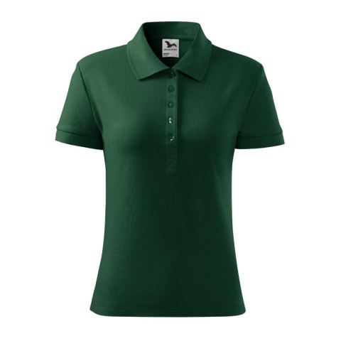Koszulka polo damska Cotton (dark green) Koszulka polo damska Cotton (dark green)