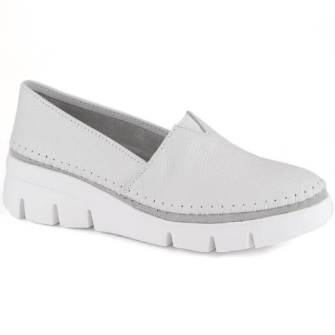 Skórzane półbuty Filippo W PAW513B białe