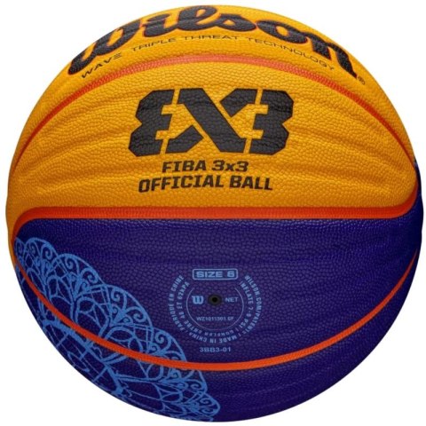 Piłka do koszykówki Wilson FIBA 3X3 Paris 2024 Replica Ball WZ3015001XB Piłka do koszykówki Wilson FIBA 3X3 Paris 2024 Replica Ball WZ3015001XB