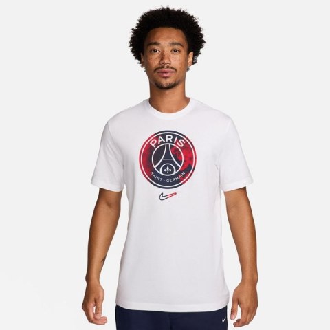 Koszulka Nike PSG Crest Tee M FV8558-100 Koszulka Nike PSG Crest Tee M FV8558-100