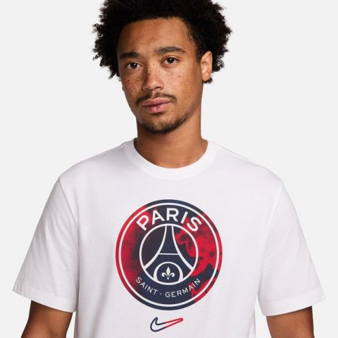 Koszulka Nike PSG Crest Tee M FV8558-100 Koszulka Nike PSG Crest Tee M FV8558-100