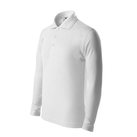 Koszulka polo dziecięca Pique Polo LS (biały) Koszulka polo dziecięca Pique Polo LS (biały)