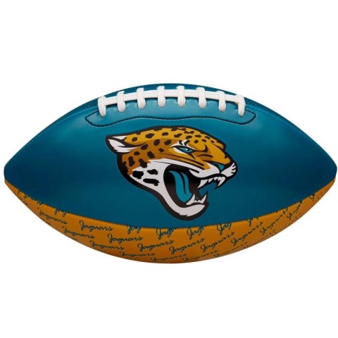 Piłka Wilson NFL Team Peewee Jacksonville Jaguars Mini Ball Jr WTF1523XBJX Piłka Wilson NFL Team Peewee Jacksonville Jaguars Mini Ball Jr WTF1523XBJX