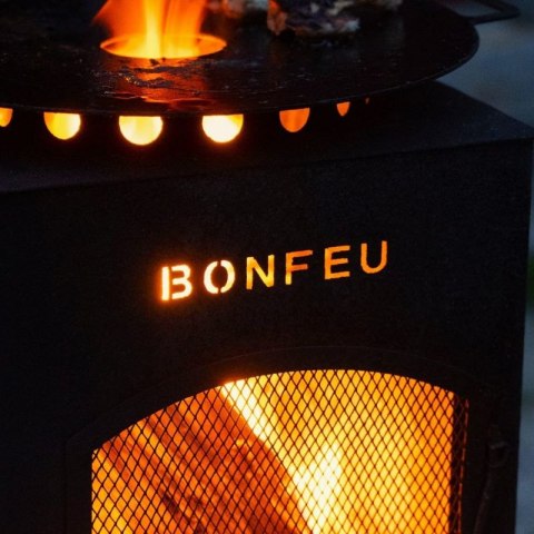 Kominek ogrodowy BonFeu BonCarré rdzawy 3503R Kominek ogrodowy BonFeu BonCarré rdzawy 3503R