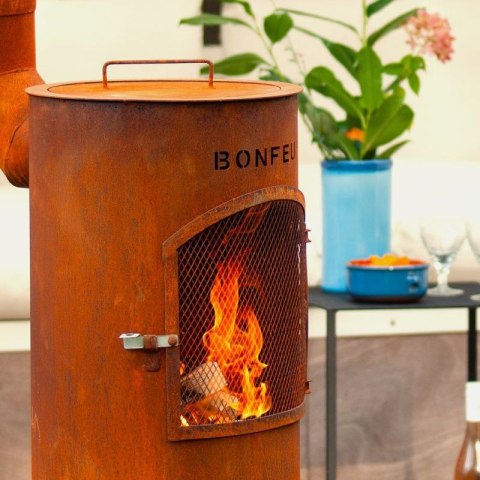 Kominek ogrodowy Bonfeu Bongiano Sp 3001 czarny