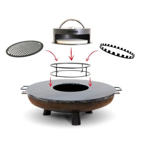 Palenisko ogrodowe Bonfeu Bonbowl Plus Ø60 FH3.600