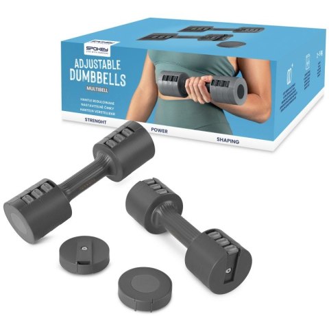 Hantle regulowane 2x 2,5 kg Spokey Multibell SPK-944195