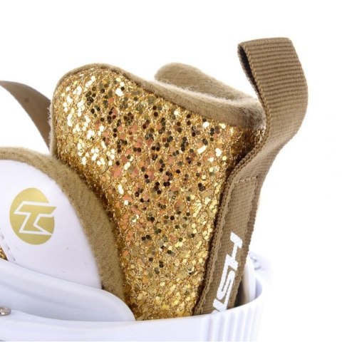 Łyżwy, rolki regulowane Tempish Enbo Duo Girl Gold Jr 13000008259