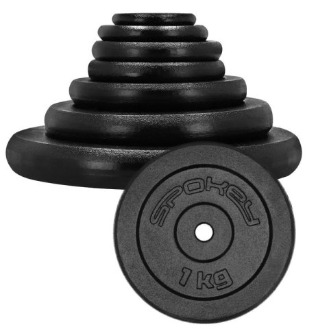 Obciążenie żeliwne 1kg Spokey Sinis SPK-944481 Obciążenie żeliwne 1kg Spokey Sinis SPK-944481