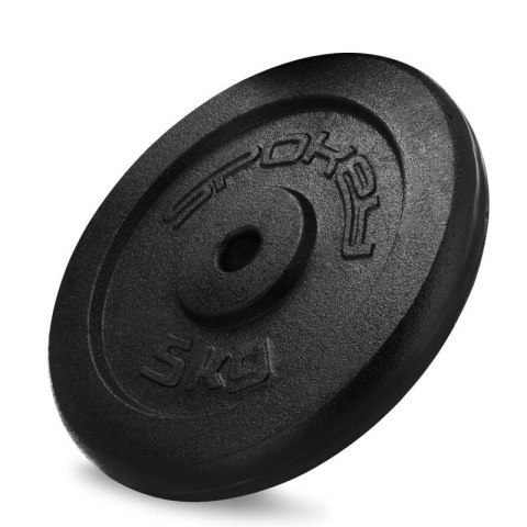Obciążenie żeliwne 5kg Spokey Sinis H SPK-944484 Obciążenie żeliwne 5kg Spokey Sinis H SPK-944484