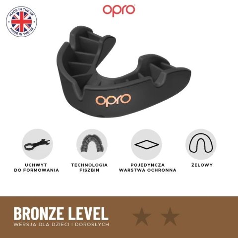 Ochraniacz szczęki Opro UFC Bronze GEN2 1234_stm czarny Ochraniacz szczęki Opro UFC Bronze GEN2 1234_stm czarny