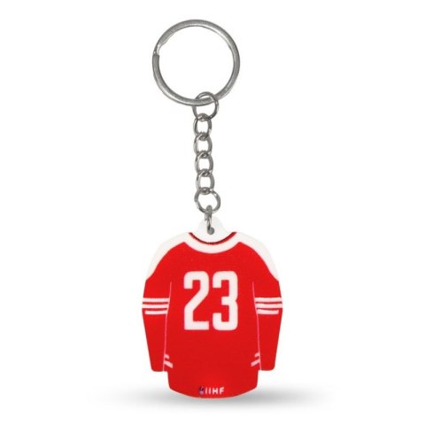 Brelok koszulka hokejowa Polska (Away) SREBBREKH-PL Brelok koszulka hokejowa Polska (Away) SREBBREKH-PL