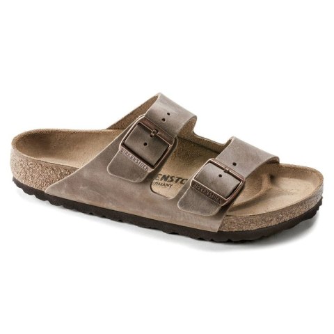 Klapki Birkenstock Arizona Tabacco Brown męskie/damskie brązowe regular szerokie (0352201)