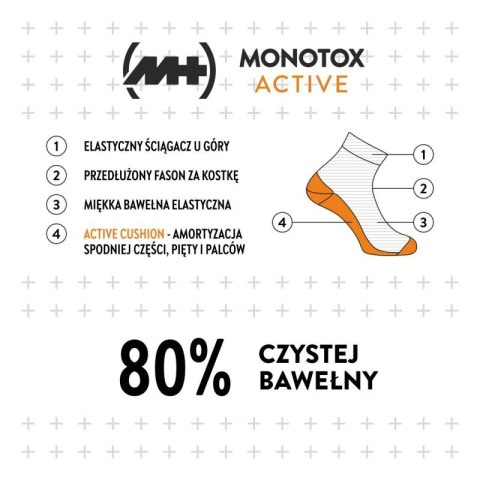 Skarpety Monotox Basics Ankle Socks Active Cushion Black 2-Pack SKS20ZKWB Skarpety Monotox Basics Ankle Socks Active Cushion Black 2-Pack SKS20ZKWB