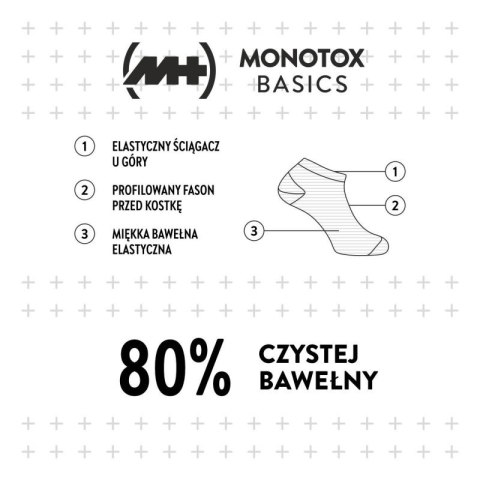 Skarpety Monotox Basics Socks 3-pack SKS20PKB Skarpety Monotox Basics Socks 3-pack SKS20PKB