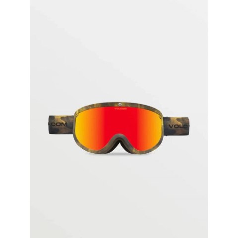 Gogle narciarskie damskie/męskie Volcom Footprints snowboardowe zimowe czerwone (VG0622303) Gogle narciarskie damskie/męskie Volcom Footprints snowboardowe zimowe czerwone (VG0622303)