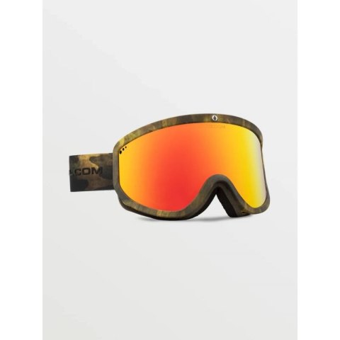 Gogle narciarskie damskie/męskie Volcom Footprints snowboardowe zimowe czerwone (VG0622303) Gogle narciarskie damskie/męskie Volcom Footprints snowboardowe zimowe czerwone (VG0622303)