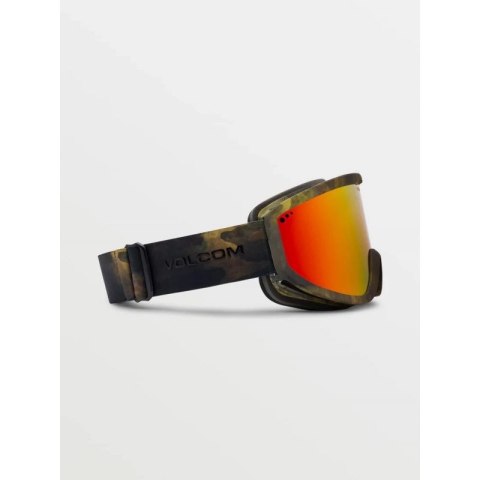 Gogle narciarskie damskie/męskie Volcom Footprints snowboardowe zimowe czerwone (VG0622303) Gogle narciarskie damskie/męskie Volcom Footprints snowboardowe zimowe czerwone (VG0622303)