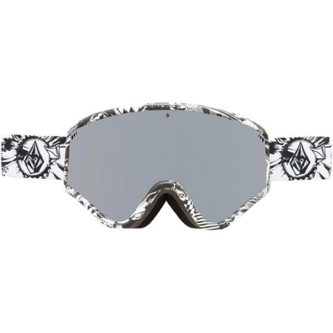 Gogle narciarskie damskie/męskie Volcom YAE OP ART/SILVER CHROME ochrona UV snowboardowe szare (VG0722318) Gogle narciarskie damskie/męskie Volcom YAE OP ART/SILVER CHROME ochrona UV snowboardowe szare (VG0722318)
