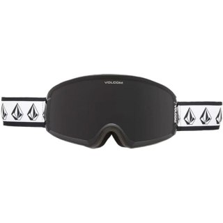 Gogle snowboardowe damskie/męskie Volcom Migrations narciarskie zimowe sportowe czarne (VG0022302)