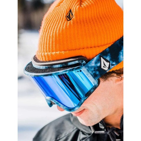 Gogle snowboardowe damskie/męskie Volcom YAE LAGOON TIE-DYE/BLUE CHROME narciarskie niebieskie (VG0722310) Gogle snowboardowe damskie/męskie Volcom YAE LAGOON TIE-DYE/BLUE CHROME narciarskie niebieskie (VG0722310)
