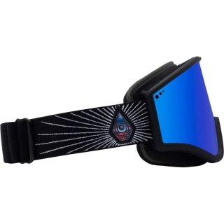 Gogle snowboardowe damskie/męskie Volcom Yae zimowe sportowe narciarskie niebieskie (VG0722319)