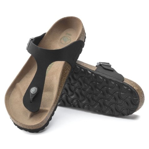 Japonki Birkenstock Gizeh Birko-Flor damskie Narrow Black na wąską stopę wegańskie czarne (1020487) Japonki Birkenstock Gizeh Birko-Flor damskie Narrow Black na wąską stopę wegańskie czarne (1020487)