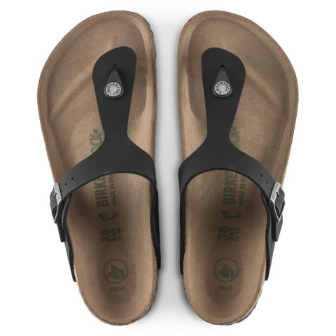 Japonki Birkenstock Gizeh Birko-Flor damskie Narrow Black na wąską stopę wegańskie czarne (1020487) Japonki Birkenstock Gizeh Birko-Flor damskie Narrow Black na wąską stopę wegańskie czarne (1020487)