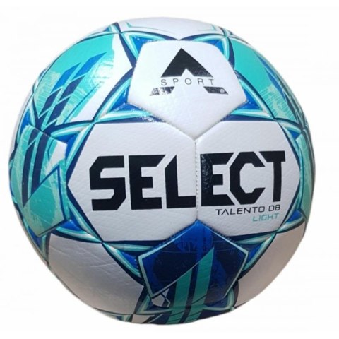 Piłka nożna SELECT Talento Light DB v23 rozmiar 5 biało/zielona Piłka nożna SELECT Talento Light DB v23 rozmiar 5 biało/zielona