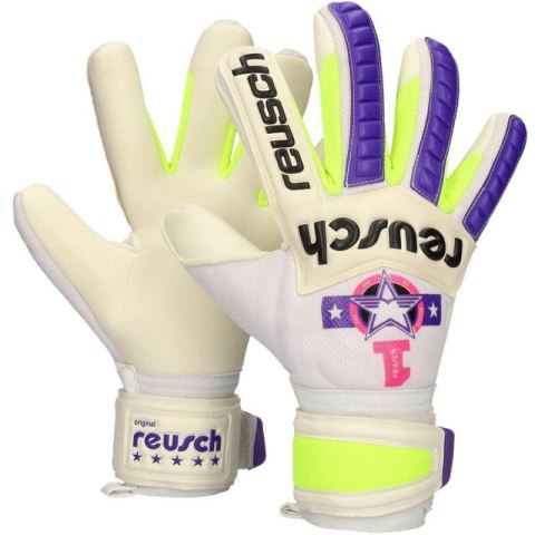 Rękawice bramkarskie Reusch Legacy Pro Am Silver M 54 70 205 1055 Rękawice bramkarskie Reusch Legacy Pro Am Silver M 54 70 205 1055