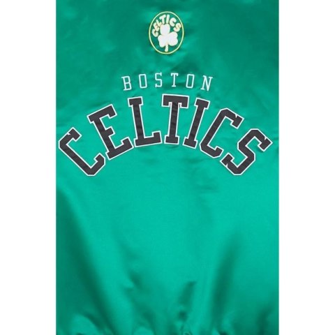 Kurtka Mitchell & Ness NBA Boston Celtics Primetime Heavyweight Satin Jacket Vintage Logo Celtics M JK8453-BCEKYGN Kurtka Mitchell & Ness NBA Boston Celtics Primetime Heavyweight Satin Jacket Vintage Logo Celtics M JK8453-BCEKYGN