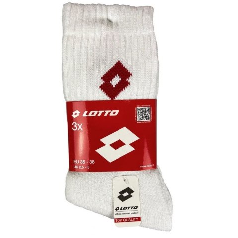 Skarpety Frotte LOTTO białe 3 pary 069609