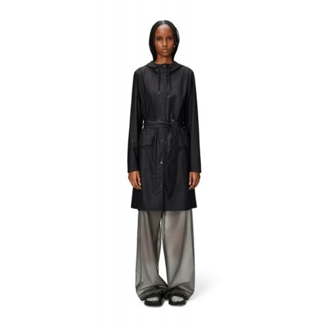 Kurtka, płaszcz przeciwdeszczowy Rains Curve Jacket W3 W 18130 01 Kurtka, płaszcz przeciwdeszczowy Rains Curve Jacket W3 W 18130 01