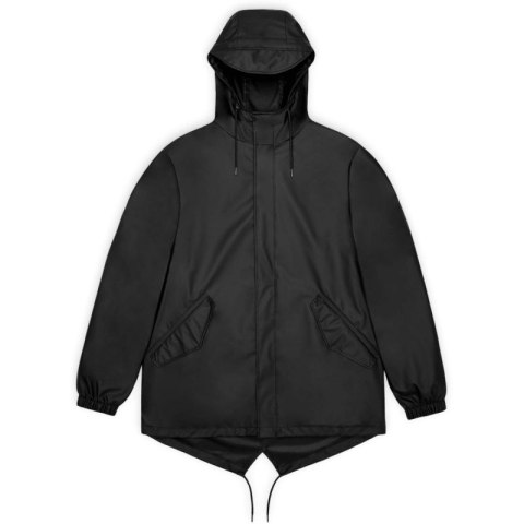 Kurtka, płaszcz przeciwdeszczowy Rains unisex Fishtail Jacket W3 18010 01 Kurtka, płaszcz przeciwdeszczowy Rains unisex Fishtail Jacket W3 18010 01