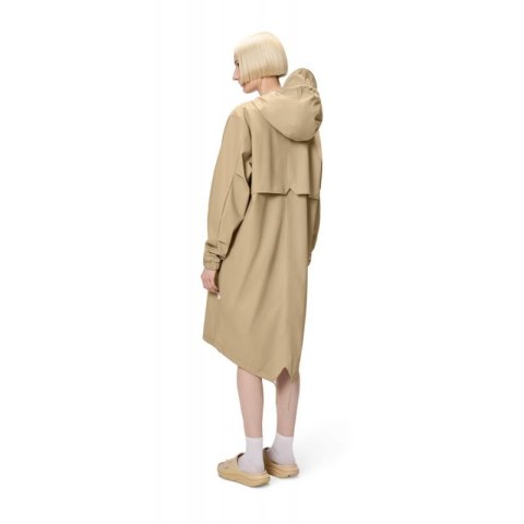Kurtka, płaszcz przeciwdeszczowy Rains unisex Fishtail Parka W3 18140 24 SAND Kurtka, płaszcz przeciwdeszczowy Rains unisex Fishtail Parka W3 18140 24 SAND