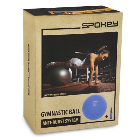 Piłka gimnastyczna Spokey Fitball III 75cm SPK-920938 Piłka gimnastyczna Spokey Fitball III 75cm SPK-920938