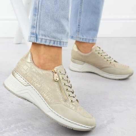 Sneakersy na koturnie Rieker W N4316 RKR760