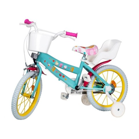 Toimsa-Rower dzieciecy 16" Swinka Peppa zielony