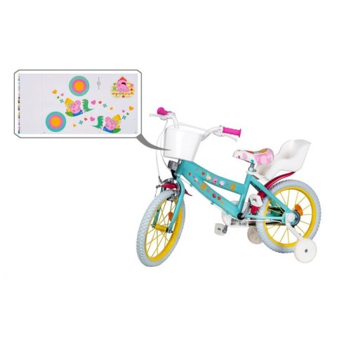 Toimsa-Rower dzieciecy 16" Swinka Peppa zielony