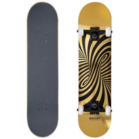 Deskorolka Rocket Twisted Foli Gold 7.5" RKT-COM-1555 Deskorolka Rocket Twisted Foli Gold 7.5" RKT-COM-1555