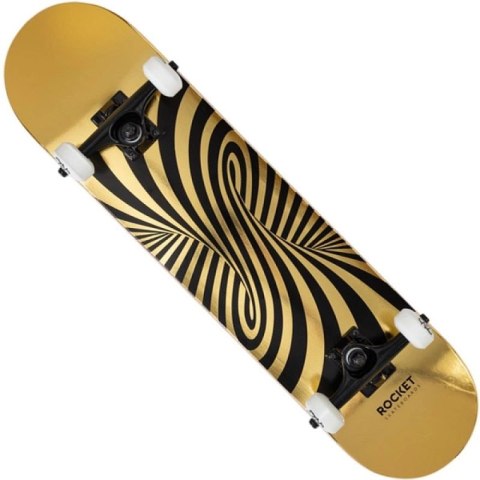 Deskorolka Rocket Twisted Foli Gold 7.5" RKT-COM-1555 Deskorolka Rocket Twisted Foli Gold 7.5" RKT-COM-1555