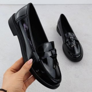 Półbuty lakierowane lordsy Potocki W SZ12369 WOL286