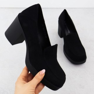 Półbuty mokasyny na obcasie Potocki W SZ12547 WOL288A